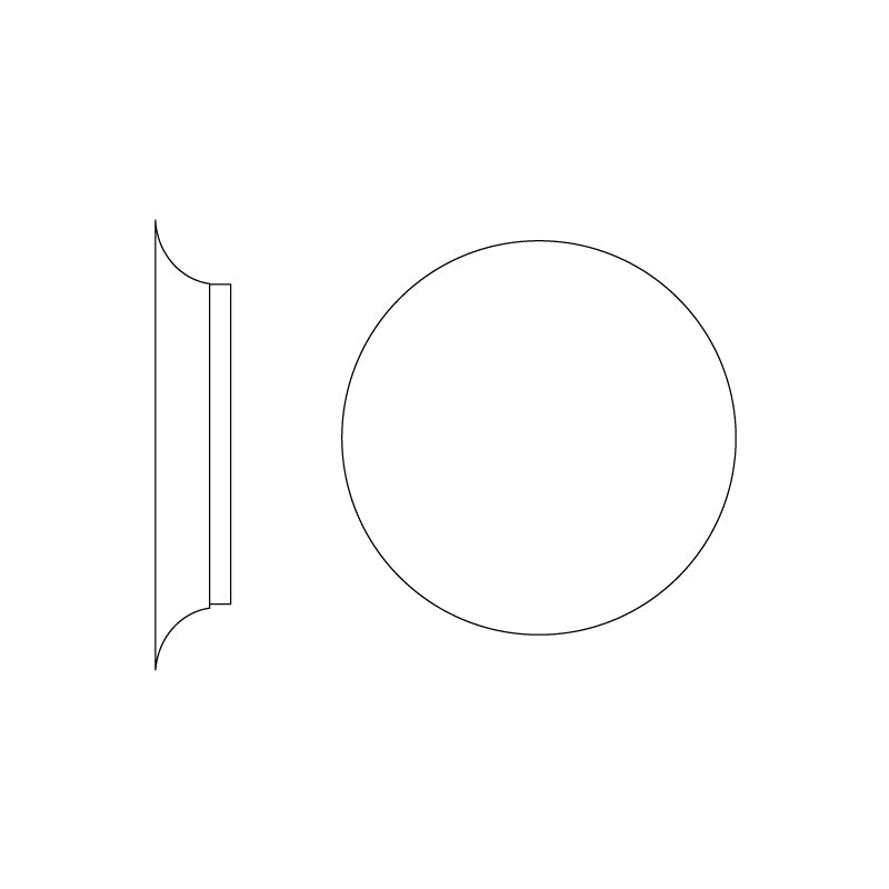 Arelis Geometric Disc Wall Lamp