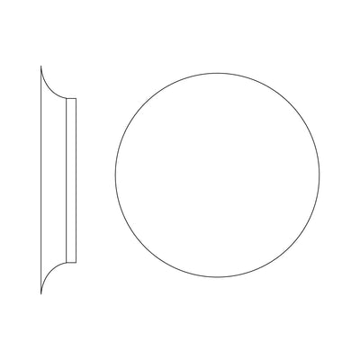 Arelis Geometric Disc Wall Lamp
