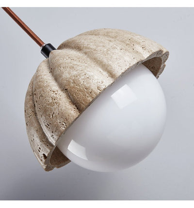 Marovek Fluted Orb Pendant Lamp
