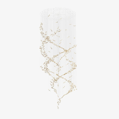 Velelora Chandelier Cascading Leaf Luxe