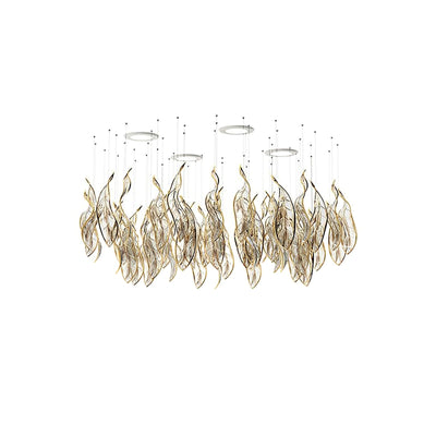 Velelora Chandelier Cascading Leaf Luxe