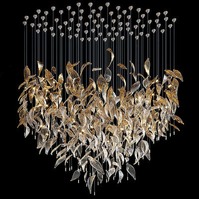 Velelora Chandelier Cascading Leaf Luxe
