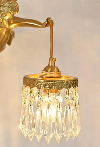 Bex Flying Angel Glass Wall Light