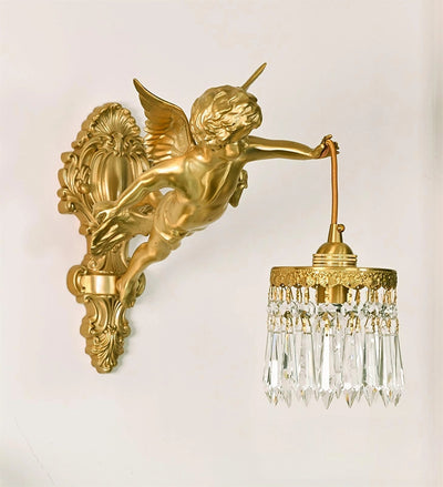 Bex Flying Angel Glass Wall Light