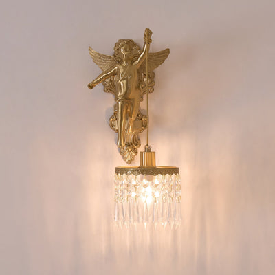 Bex Flying Angel Glass Wall Light