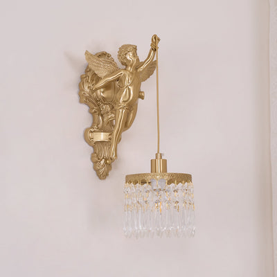 Bex Flying Angel Glass Wall Light