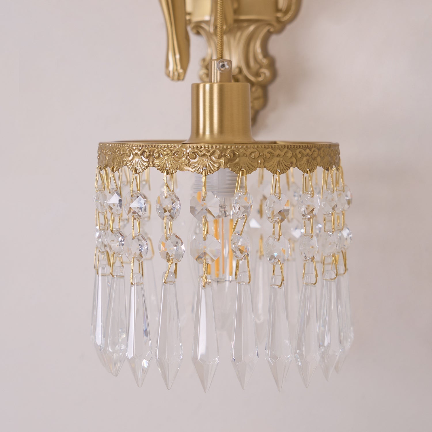 Bex Flying Angel Glass Wall Light