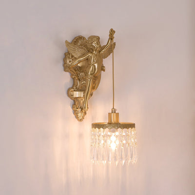 Bex Flying Angel Glass Wall Light