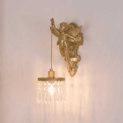 Bex Flying Angel Glass Wall Light