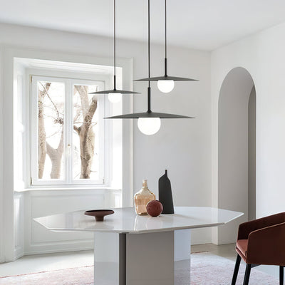 Norerise Pendant Lamp Plate Shade for Living Room