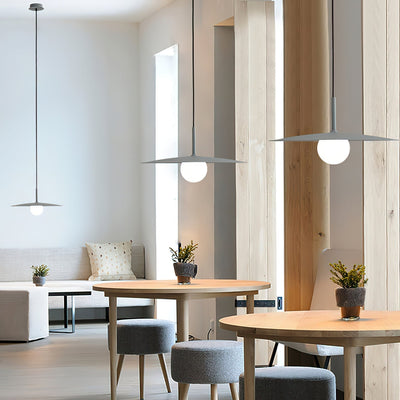 Norerise Pendant Lamp Plate Shade for Living Room