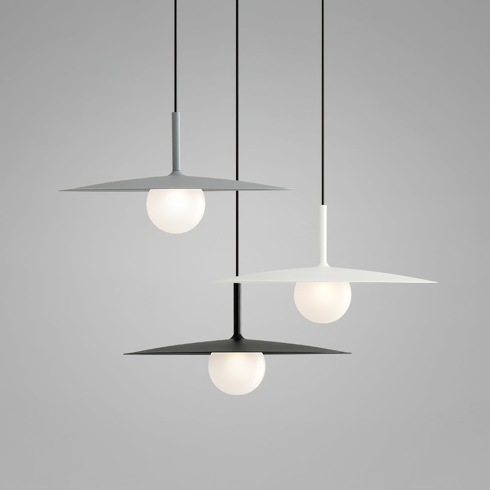 Norerise Pendant Lamp Plate Shade for Living Room