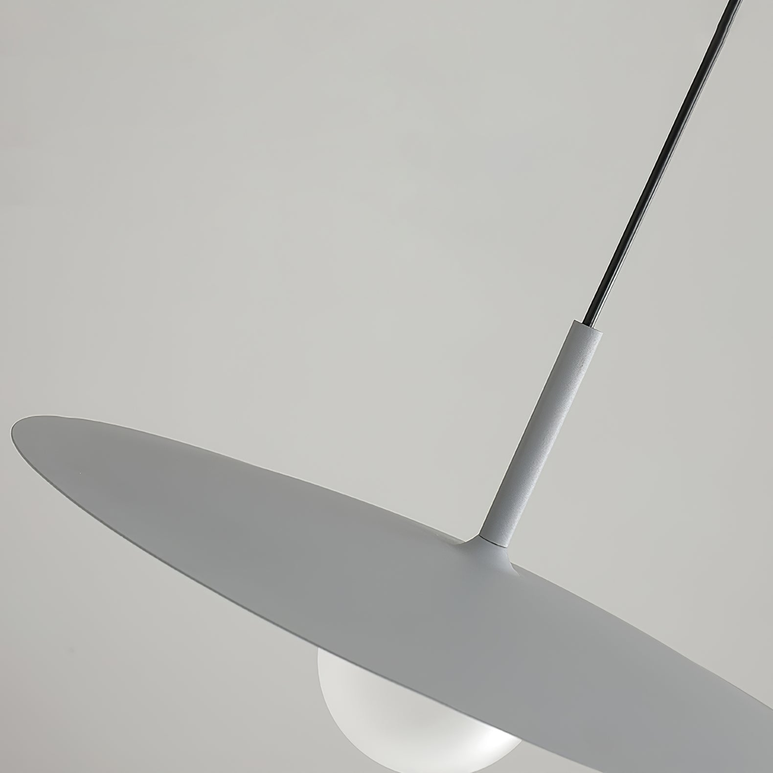 Norerise Pendant Lamp Plate Shade for Living Room