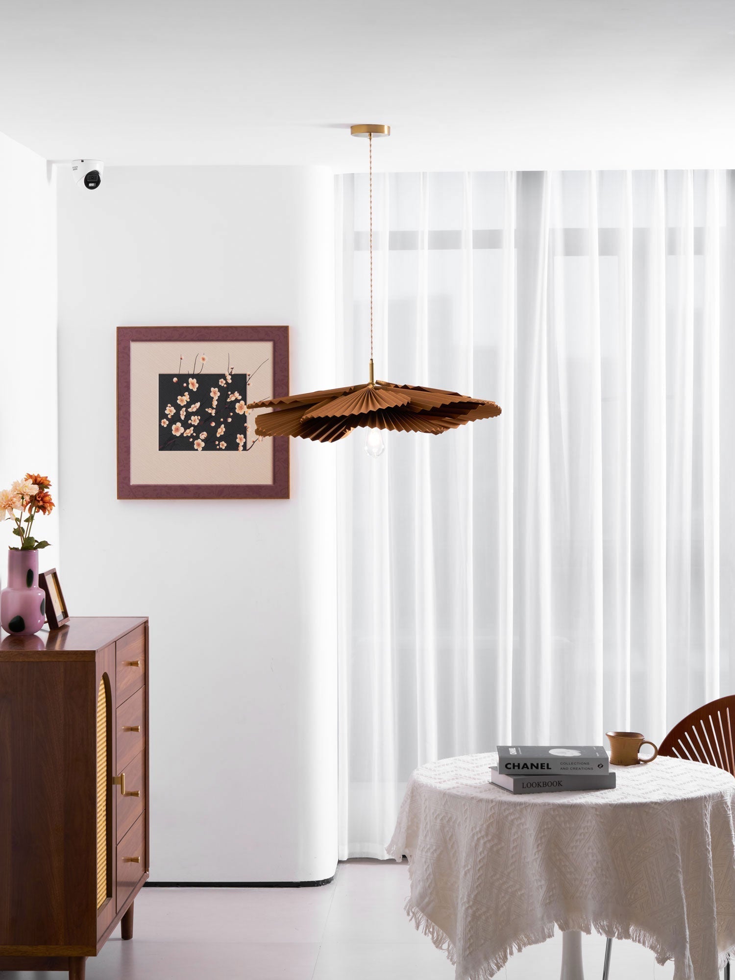 Wilto Pendant Lamp Lotus Leaf Folded Paper Floral