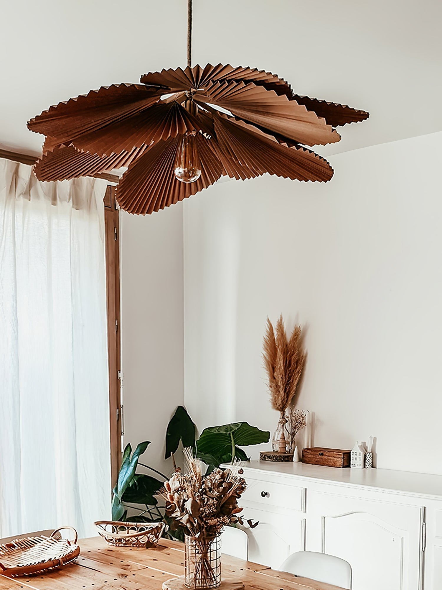 Wilto Pendant Lamp Lotus Leaf Folded Paper Floral