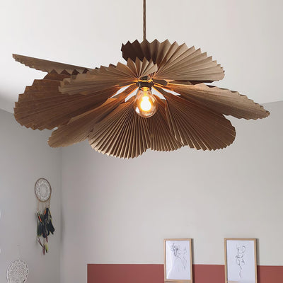 Wilto Pendant Lamp Lotus Leaf Folded Paper Floral