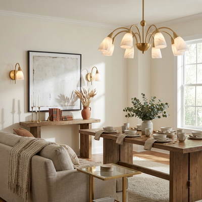 Uxford Alabaster Chandelier