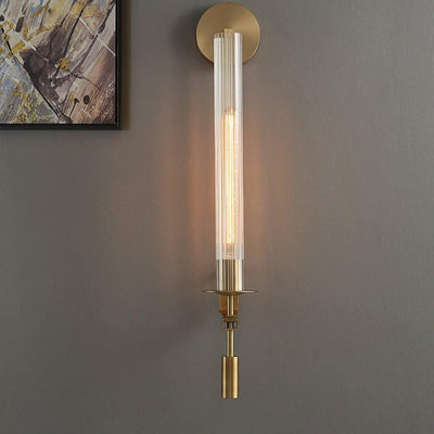 Kristy Glass Indoor Wall Lamp Farmhouse