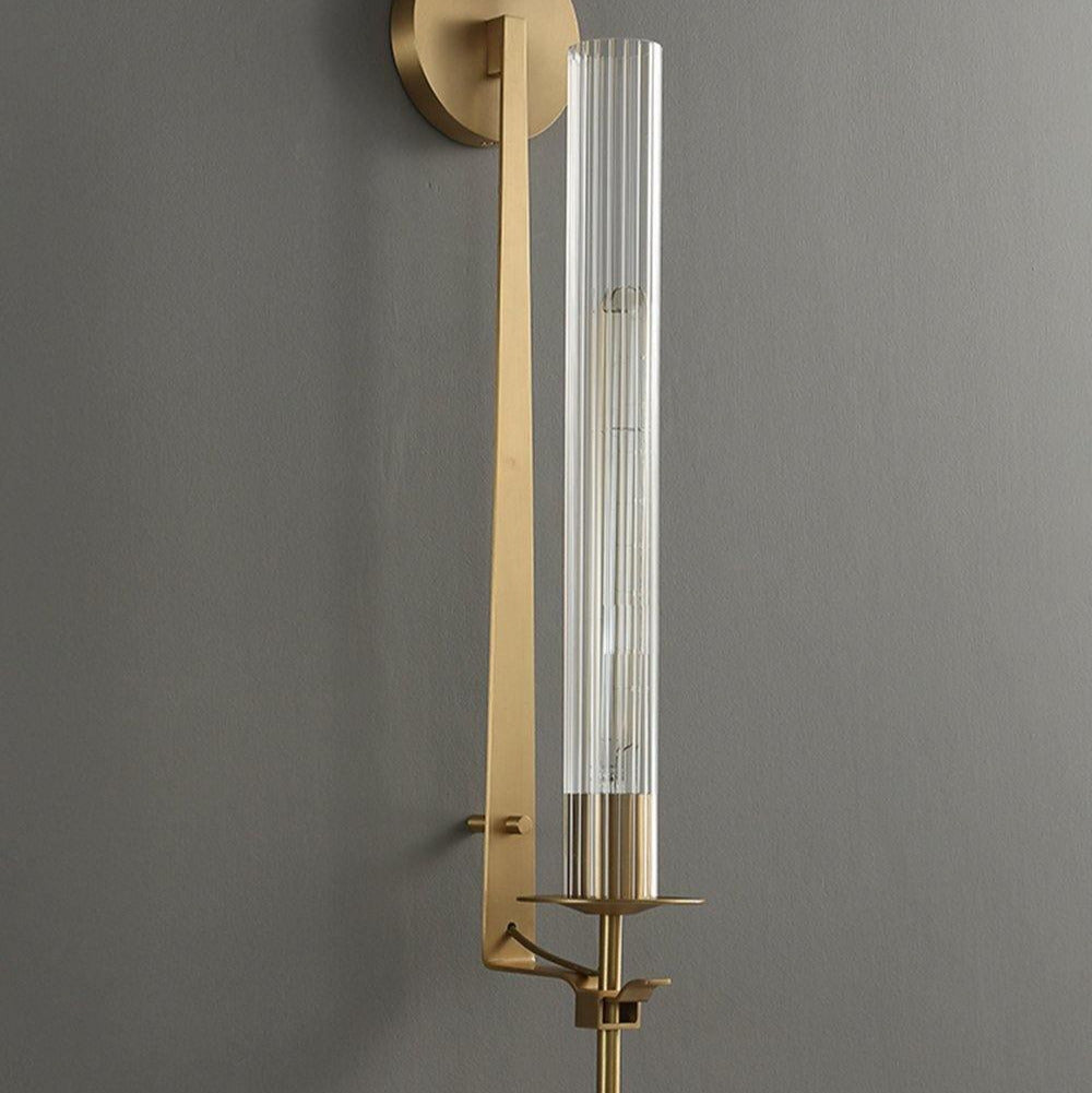 Kristy Glass Indoor Wall Lamp Farmhouse