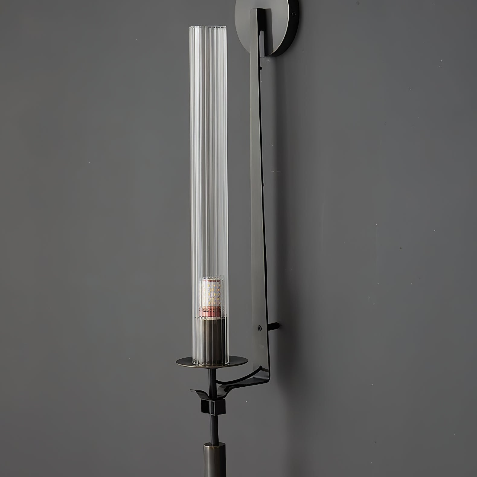 Kristy Glass Indoor Wall Lamp Farmhouse