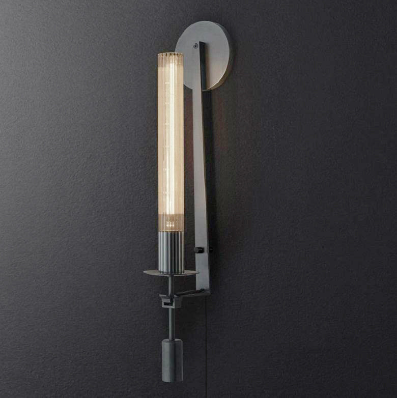 Ceshaisra French Classicism Plug-in Brass Glass Wall Lamp - Neutral Decor