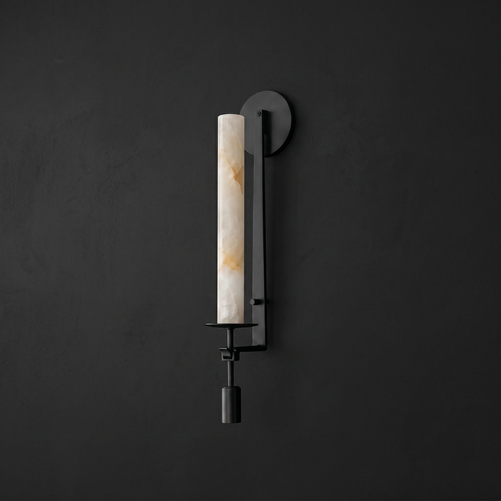 Alabaster Wall Lamp French Classicism