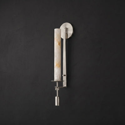 Alabaster Wall Lamp French Classicism