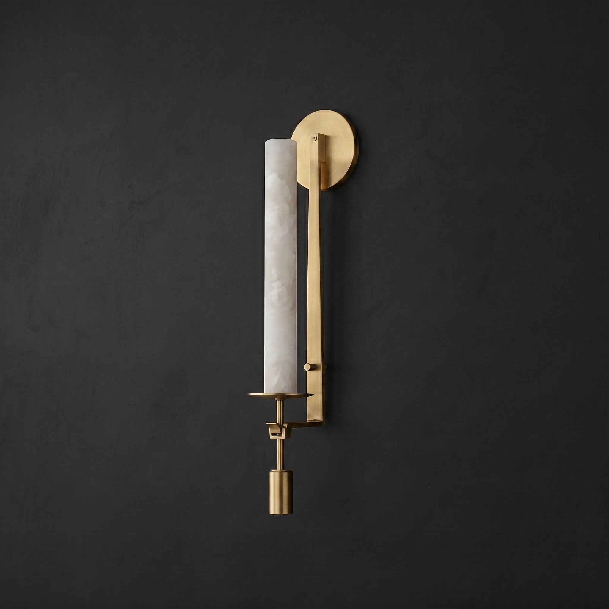 Alabaster Wall Lamp French Classicism