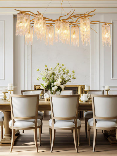 Avvariel Organic Brass Chandelier