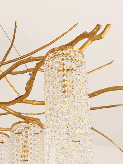 Avvariel Organic Brass Chandelier
