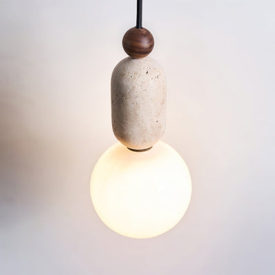 Vaarnii Travertine Pendant Light