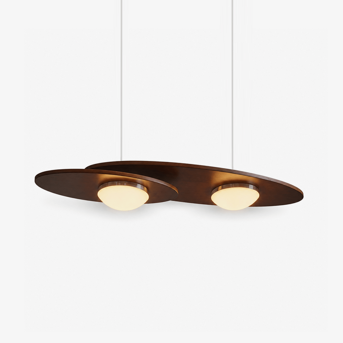 Lindenmont Walnut Linear Pendant Light