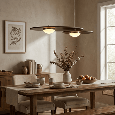 Lindenmont Walnut Linear Pendant Light