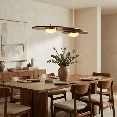 Lindenmont Walnut Linear Pendant Light