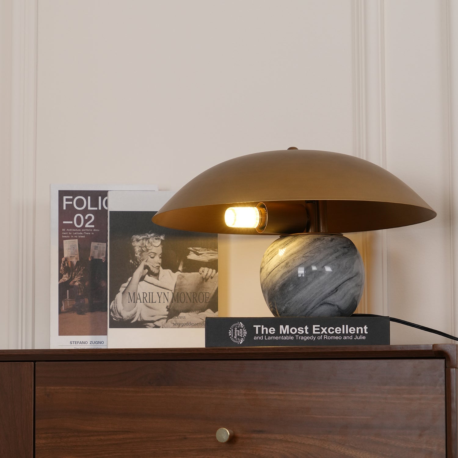 Celina Marble Artistic Table Lamp