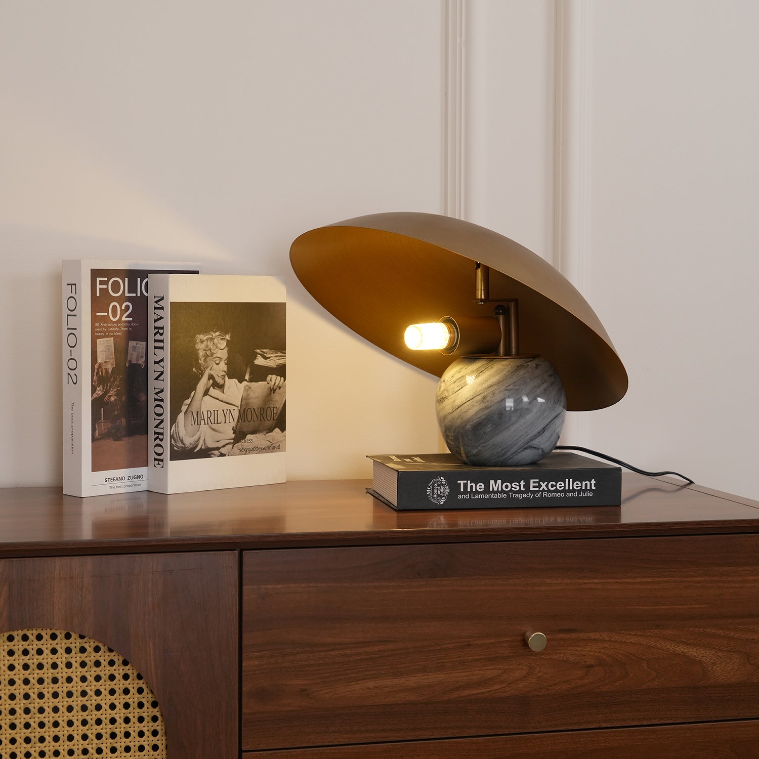 Celina Marble Artistic Table Lamp