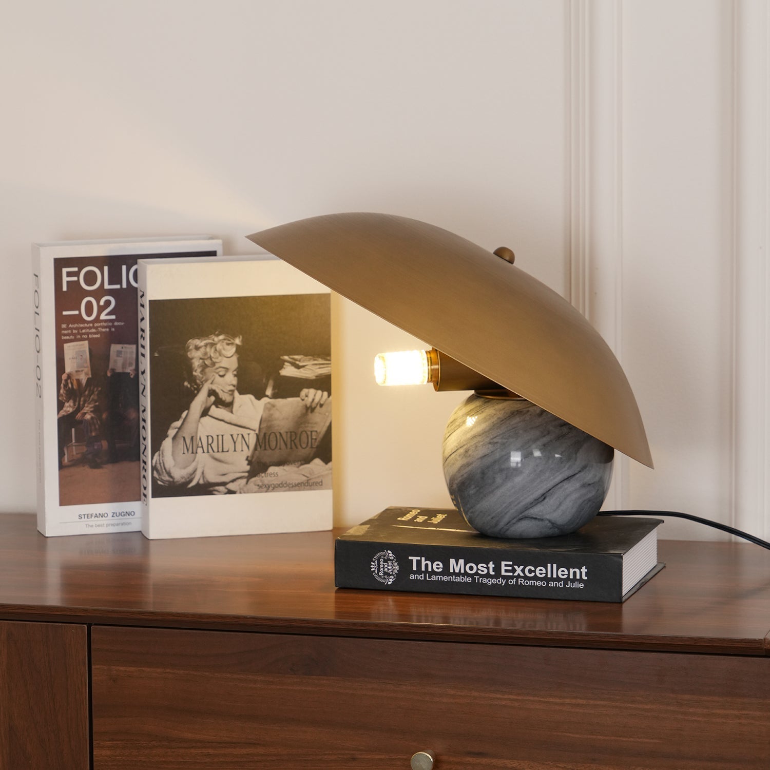Celina Marble Artistic Table Lamp