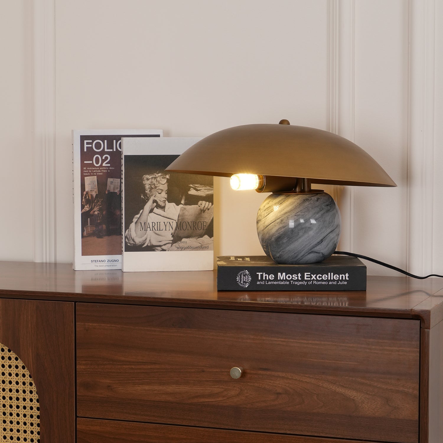 Celina Marble Artistic Table Lamp