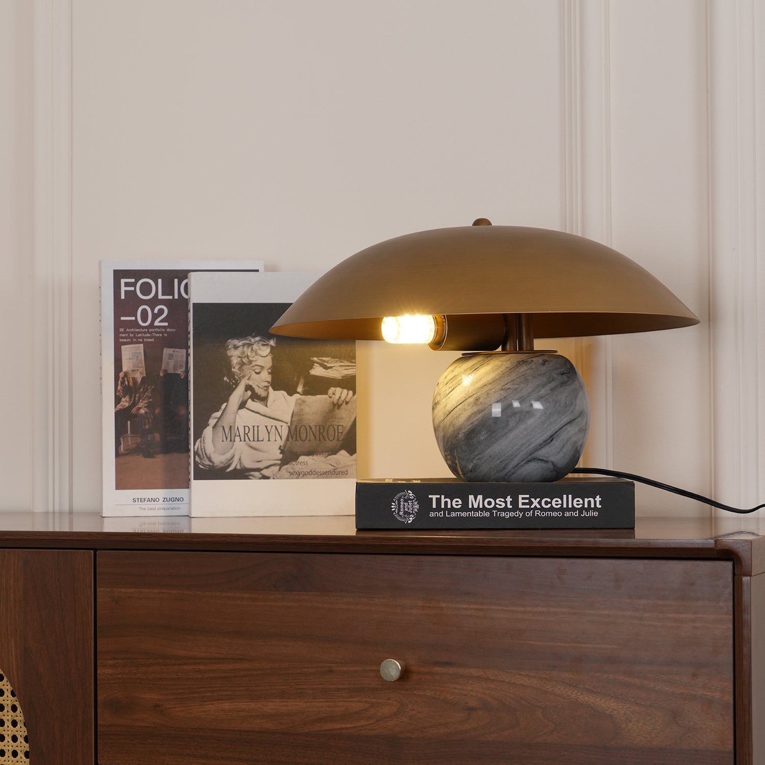 Celina Marble Artistic Table Lamp