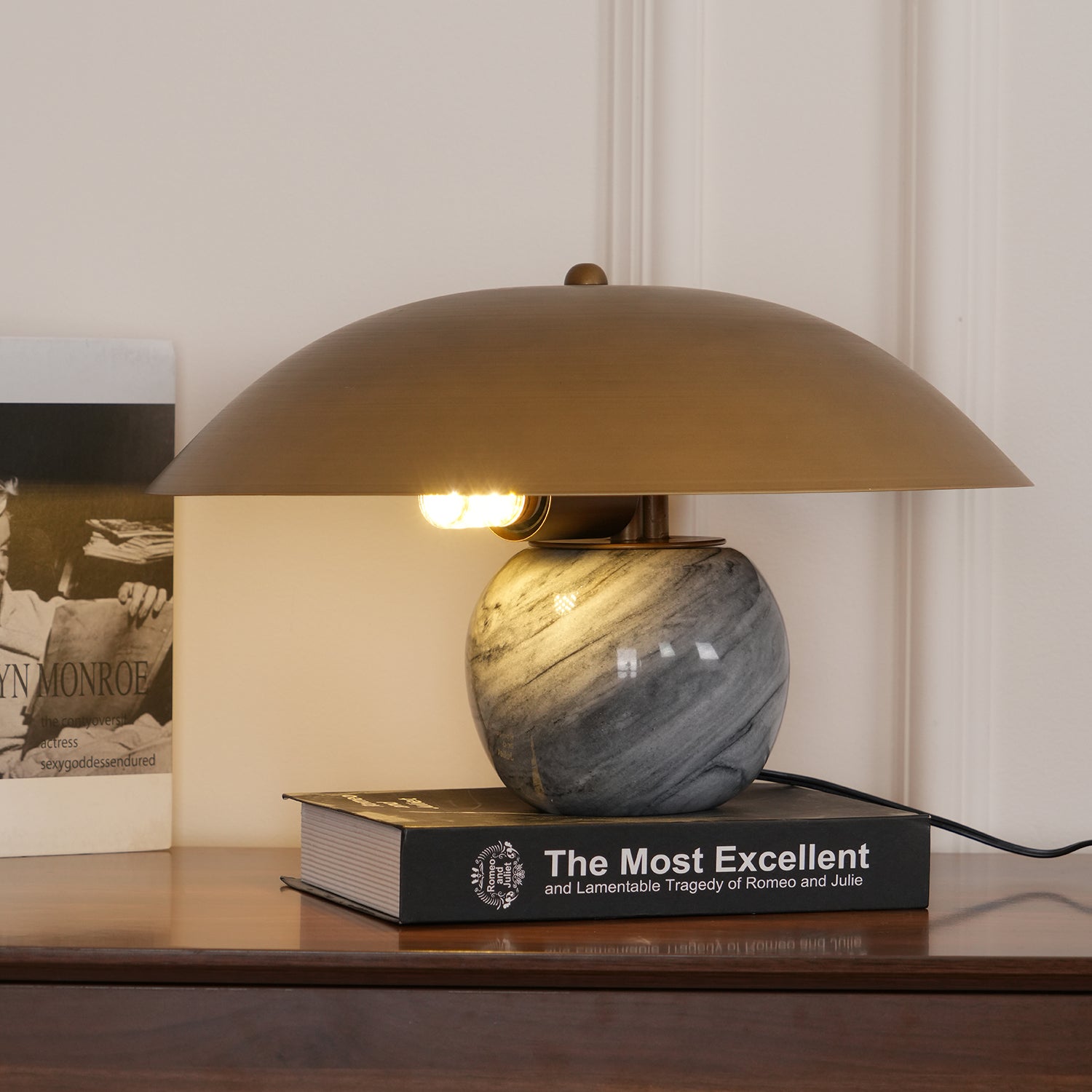 Celina Marble Artistic Table Lamp
