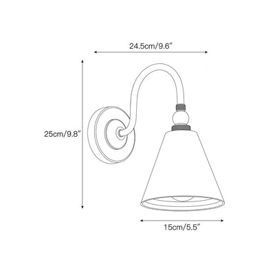 Forna Brass Wall Sconce