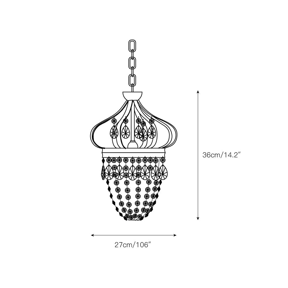 Lindenley Tear Drop Chandelier