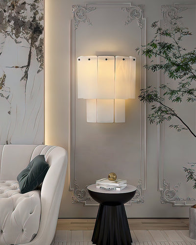 Corvane Fractured Alabaster Wall Sconce