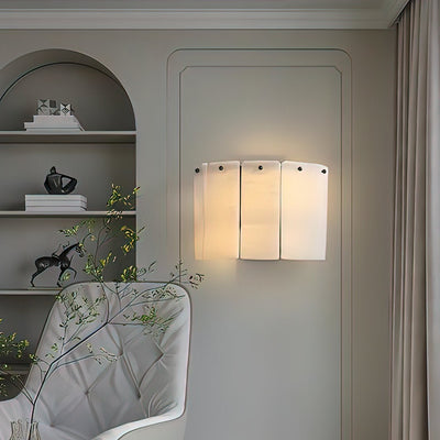 Corvane Fractured Alabaster Wall Sconce
