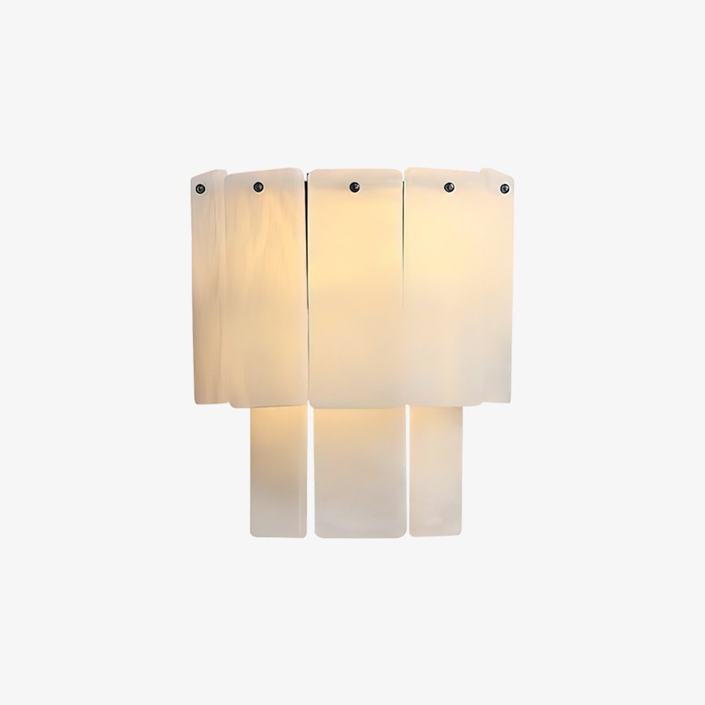 Corvane Fractured Alabaster Wall Sconce
