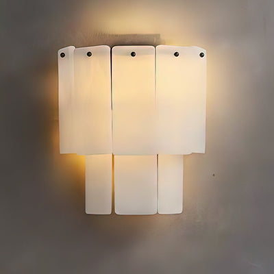Corvane Fractured Alabaster Wall Sconce