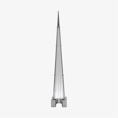 Velelira Modern Glass Floor Lamp