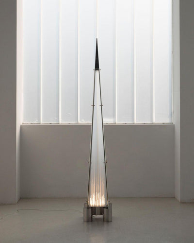 Velelira Modern Glass Floor Lamp