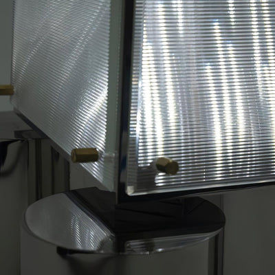 Velelira Modern Glass Floor Lamp