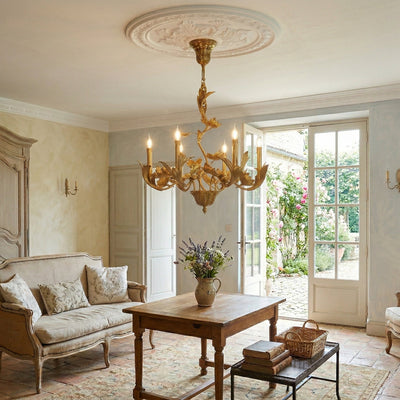 Aurelios Brass Chandelier